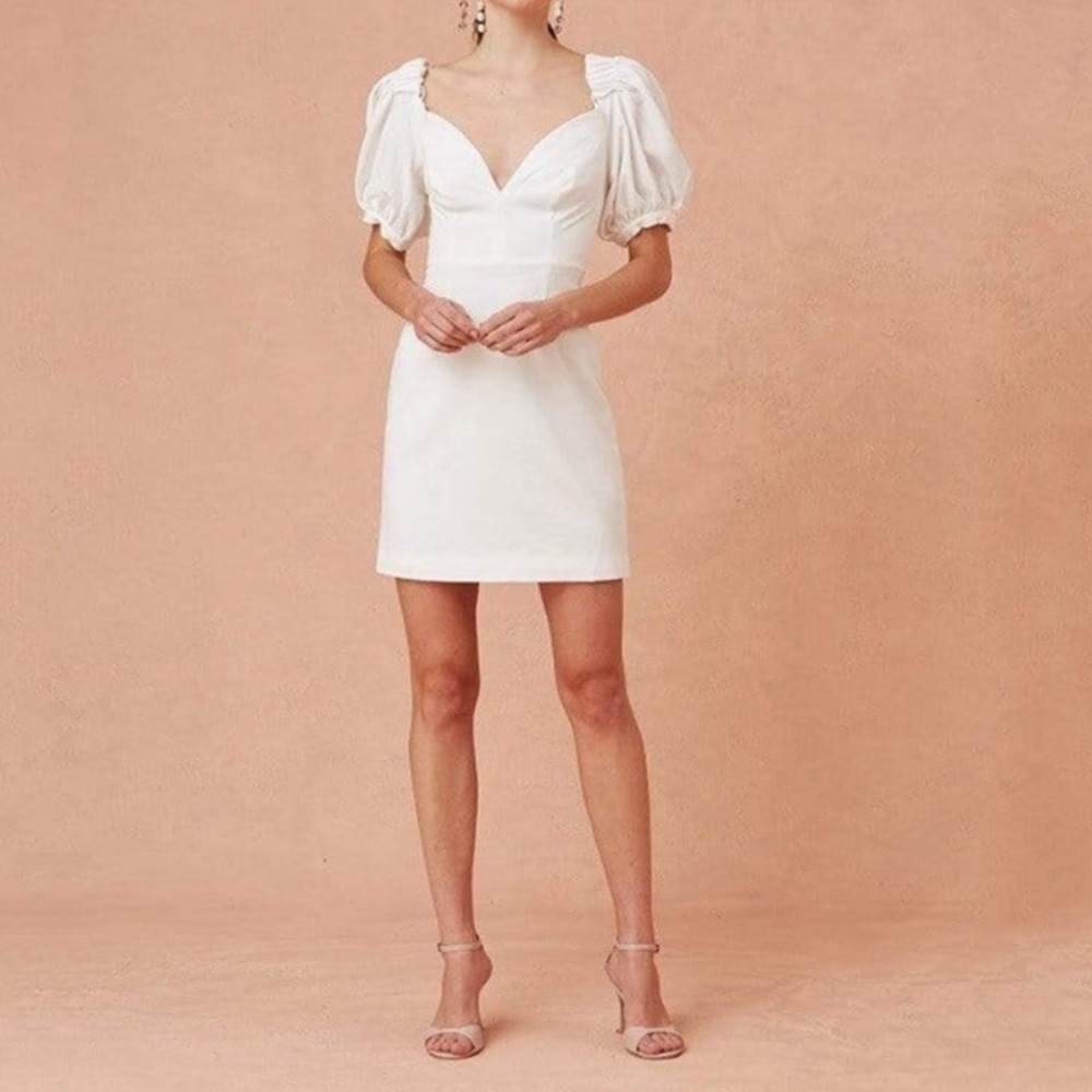NWT KEEPSAKE uptown mini dress porcelain